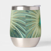 抽象芸術セージ緑ファンタジーフラワーフラクタルアート (左面)