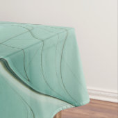 抽象芸術セージ緑ファンタジーフラワーフラクタルアート テーブルクロス (インサイチュ)