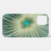 抽象芸術セージ緑ファンタジーフラワーフラクタルアート Case-Mate iPhoneケース (裏面 (横))