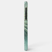 抽象芸術セージ緑ファンタジーフラワーフラクタルアート Case-Mate iPhoneケース (裏面/左)