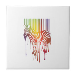 抽象芸術ゼブラタイル タイル