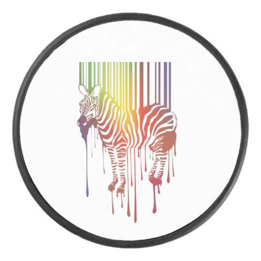 抽象芸術ゼブラホッケーパック アイスホッケーパック (正面)