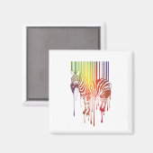 抽象芸術ゼブラ磁石 マグネット (正面/裏面)