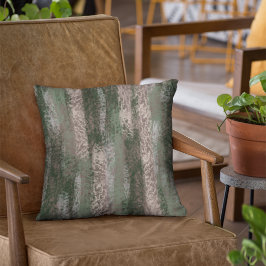 抽象芸術ソフトウエスグレーベージュグリーン クッション