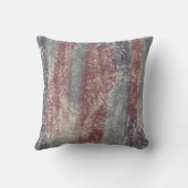 抽象芸術ソフトウエスグレーベージュダスティバラ&パープル クッション (裏面)