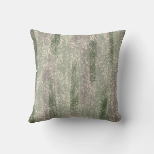 抽象芸術ソフトウエスグレーベージュモス&ストーン クッション (裏面)