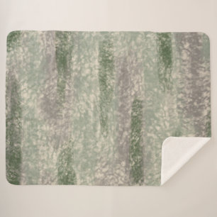 抽象芸術ソフトウエスグレーベージュモス&ストーン シェルパブランケット