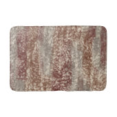 抽象芸術ソフトウエスグレーベージュワイン&チョコレート バスマット (正面)