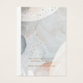 抽象芸術ソフトウォーター色ネックレスジュエリーディスプレイ (裏面)