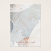 抽象芸術ソフトウォーター色ネックレスジュエリーディスプレイ (正面)