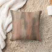 抽象芸術ソフトハウスブラウン赤面ベージュ クッション (ブランケット)