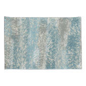 抽象芸術ソフトヒュスグレイティール(緑がかった色) 枕カバー (裏面-右)