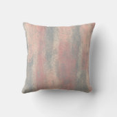 抽象芸術ソフトフエグレーベージュピンク クッション (裏面)
