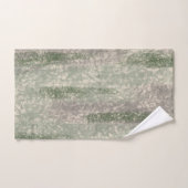 抽象芸術ソフトフエスグレーベージュモス&ストーン バスタオルセット (ハンドタオル)