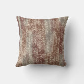 抽象芸術ソフトフエスグレーベージュワイン&チョコレート クッション (裏面)