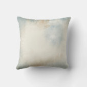 抽象芸術ソフトブルークリーコンテンポラリーム クッション (裏面)