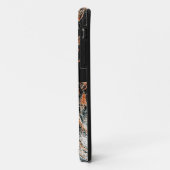 抽象芸術タイガーストリップiPhone-デザインブラック Case-Mate iPhoneケース (裏面/左)