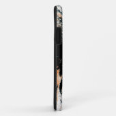 抽象芸術タイガーストリップiPhone-デザインブラック Case-Mate iPhoneケース (裏面/右)