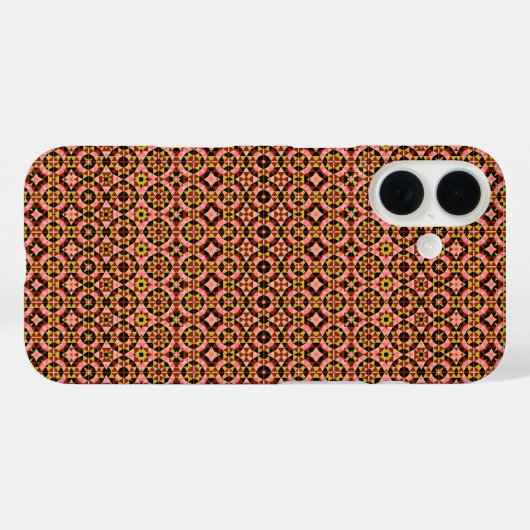 抽象芸術タイルパターンiPhone / iPadケース Case-Mate iPhoneケース (裏面 (横))