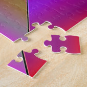 抽象芸術タイル美術 ジグソーパズル (側面)