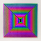 抽象芸術タイル美術 ジグソーパズル (横)