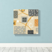 抽象芸術タイル キャンバスプリント (インサイチュ (ウッドフロア))