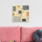 抽象芸術タイル キャンバスプリント (インサイチュ (リビング))