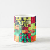 抽象芸術タイル コーヒーマグカップ (中央)