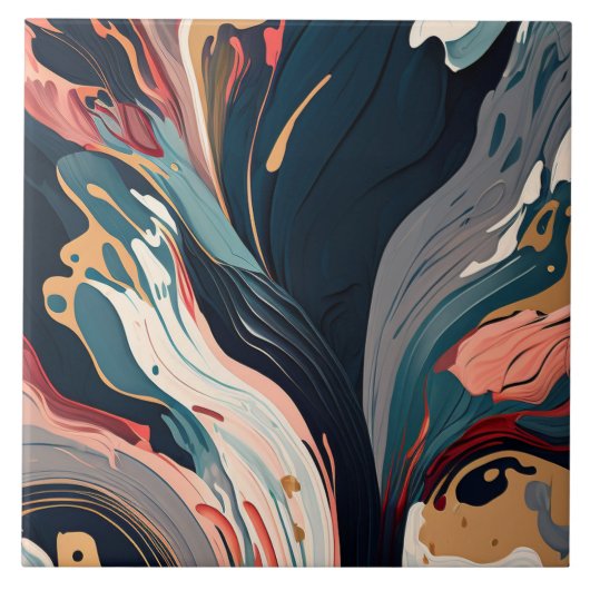 抽象芸術タイル タイル (正面)