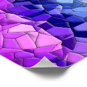 抽象芸術タイル ポスター (角)