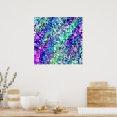 抽象芸術タイル ポスター (キッチン)