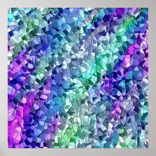 抽象芸術タイル ポスター (正面)