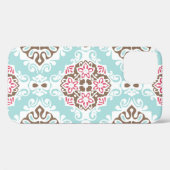 抽象芸術タイル：ヴィンテージのシームレスなパターン Case-Mate iPhoneケース (裏面 (横))