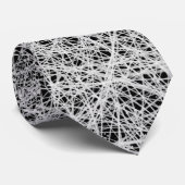 抽象芸術タイ白黒の落書き芸術的 ネクタイ (ロール)