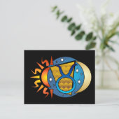 抽象芸術タウラス葉書 ポストカード (スタンド正面)