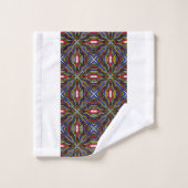 抽象芸術タオル一式 バスタオルセット (ウォッシュタオル)