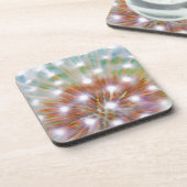 抽象芸術タンポポ種子頭 コースター (左側)