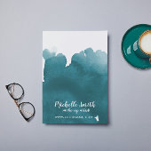 抽象芸術ターコイズの水の色のスプラッシュメイクアップ チラシ