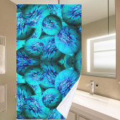 抽象芸術ターコイズ気泡 バスタオルセット