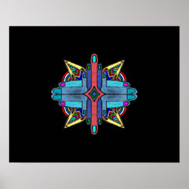 抽象芸術ダイバーシティ絵画・ハンズ – ポスター。 ポスター