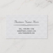 抽象芸術ダイヤモンドスタイルエレガント – ラグジュアリーブラック金ゴールド 名刺 (裏面)