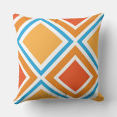抽象芸術ダイヤモンド幾何学 クッション (裏面)