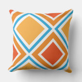 抽象芸術ダイヤモンド幾何学 クッション (正面)