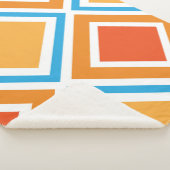 抽象芸術ダイヤモンド幾何学 シェルパブランケット (3/4)