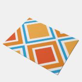 抽象芸術ダイヤモンド幾何学 ドアマット (アングル)