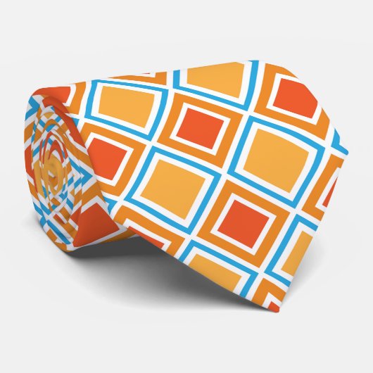 抽象芸術ダイヤモンド幾何学 ネクタイ (ロール)