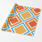 抽象芸術ダイヤモンド幾何学 ラッピングペーパー (アンロールド)