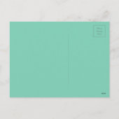 抽象芸術ダシュント・クリスマス シーズンポストカード (裏面)