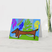 抽象芸術ダシュント、マティススタイル カード (正面)