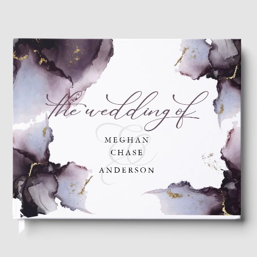 抽象芸術ダスティヘザーアメジストゲードゲストブック ゲストブック (正面)